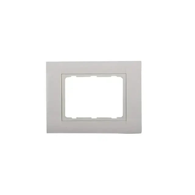 ANCHOR ROMA PLATES WITH FRAME ,3 Module,White TRESA