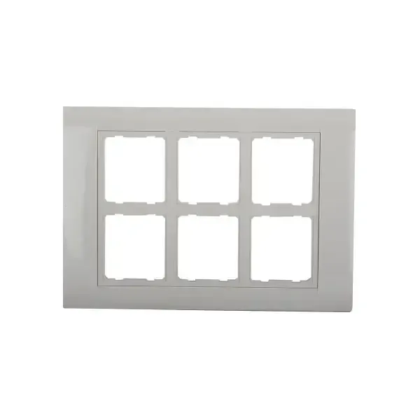 Anchor Roma Plate with Frame, 12 Module ,White TRESA