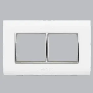 ANCHOR PENTA GINA PLATE,4 MODULE ,WHITE