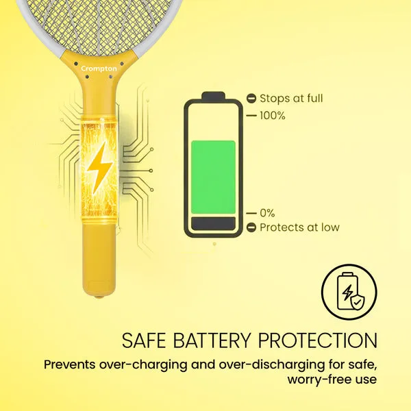 ZAPPY NEO MOSQUITO RACQUET CROMPTON 