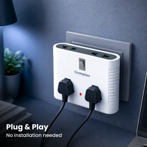Crompton 4 Way Multiplug Plugmate Max crompton 