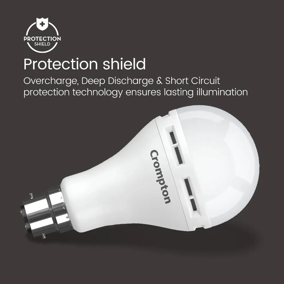 9W B22 Backup Led Bulb CROMPTON