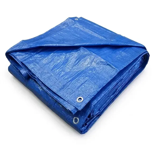 Generic Blue Tarpaulin (Tirpal), 110 GSM, 9 X 12 ft, Waterproof Protective Sheet