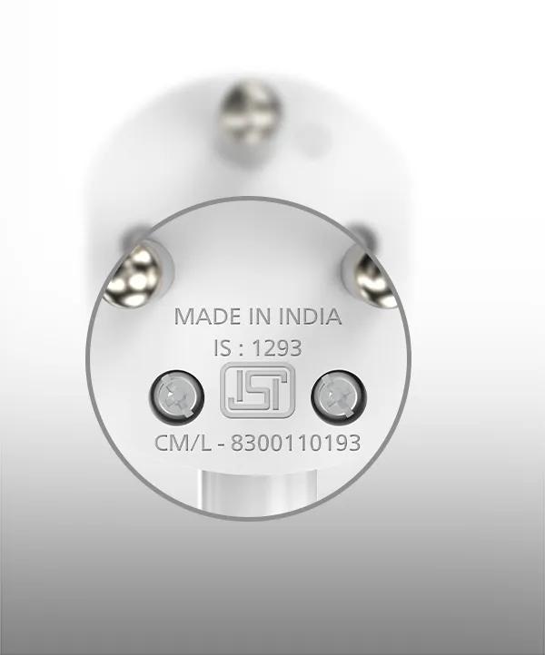 PLUG TOP 3 PIN , WHITE 6A ANCHOR — view 3