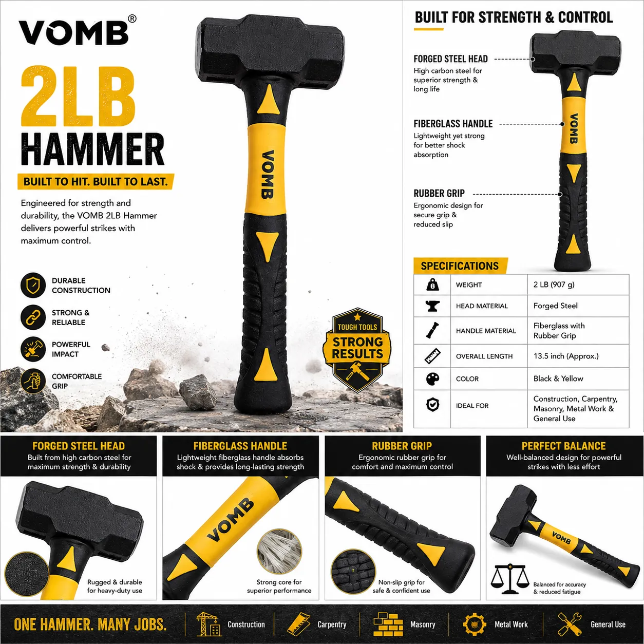 VOMB HAMMER 2 LB — view 3